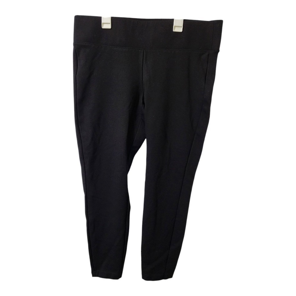 💕Torrid Pixie Cropped Leggings Size 1 or 14 Black‎ Studded Button